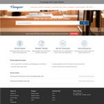 Diziana Vanqor Theme Homepage with Custom Blocks